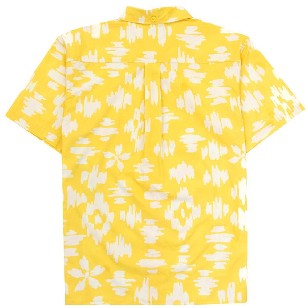 Vintage Y2K Lost Enterprises Short Sleeve Button Down Shirt Yellow Mens Size XL - Picture 2 of 11